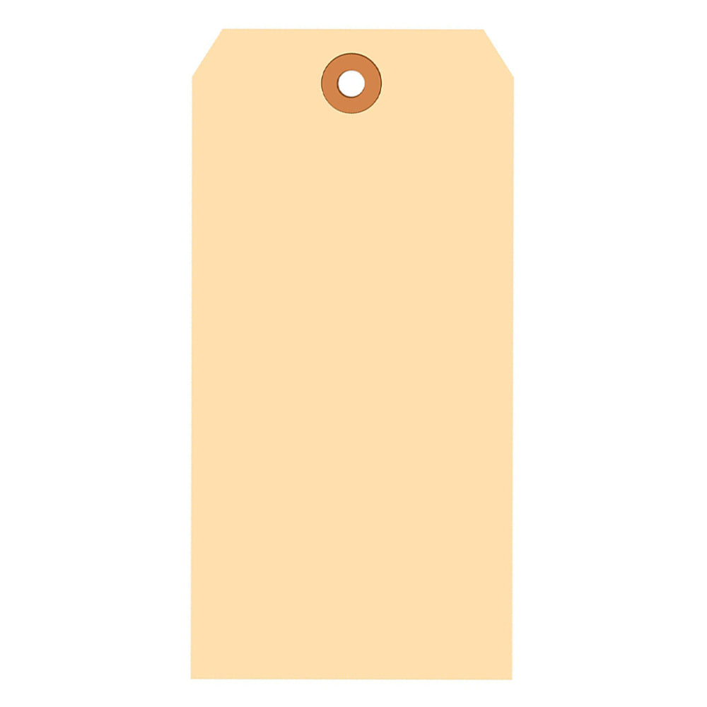 Manila Shipping Tag ST5 #5 4.75IN x 2.375IN with Reinforced Eyelet
