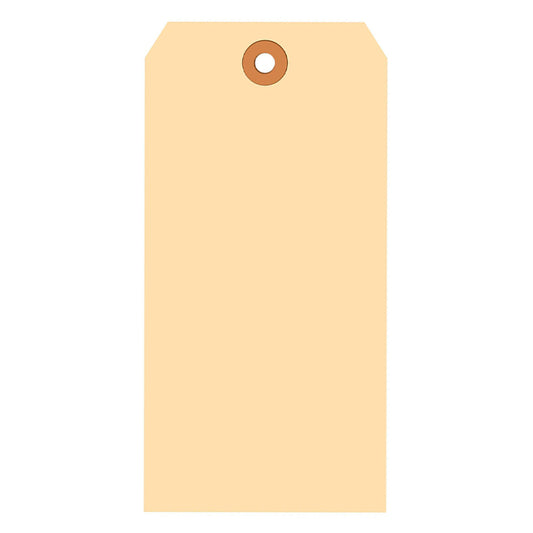 Manila Shipping Tag ST5 #5 4.75IN x 2.375IN with Reinforced Eyelet