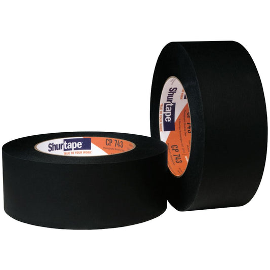 Black photographic masking tape rolls CP743 for clean removal