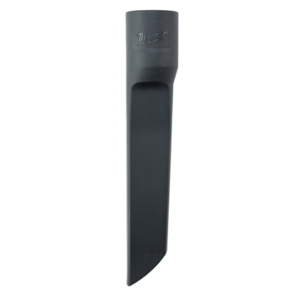 The official Milwaukee replacement black plastic crevice tool attachment accessory designed for tight spaces and detailed cleaning.