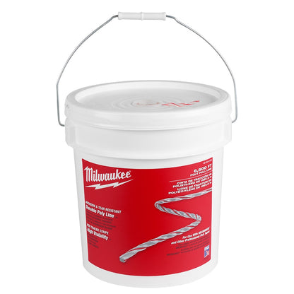 Milwaukee 48-22-4139 6500 FT Poly Pull Line bucket, abrasion and tear resistant fish tape
