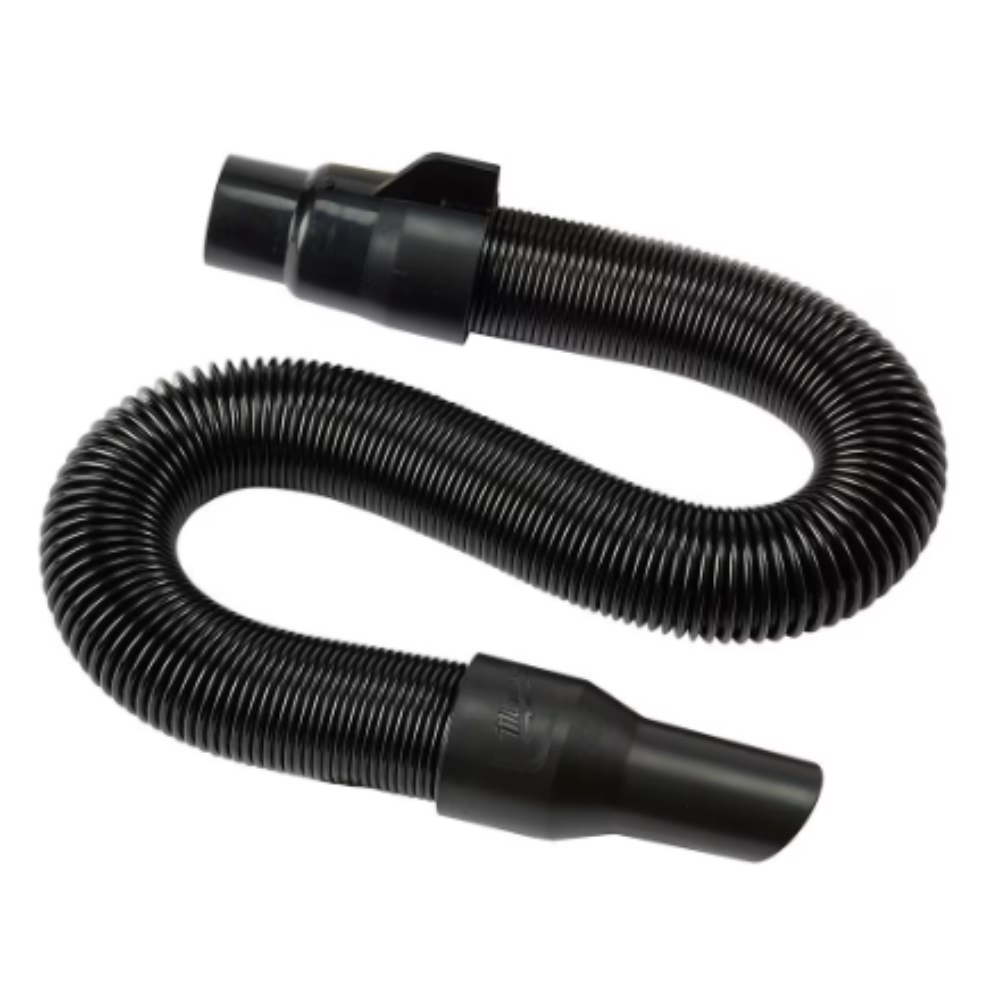 A replacement flexible, extendable black vinyl vacuum hose accessory compatible with the Milwaukee 0880-20 M18 wet dry vacuum.