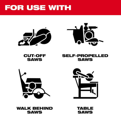 Milwaukee 49-93-7240 14" Asphalt & Green Concrete Blade