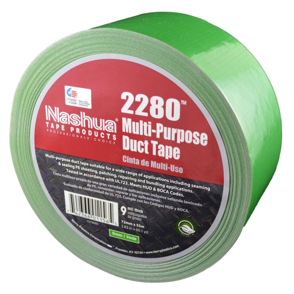 Nashua 2280 Green Multi-Purpose Polyethylene Duct Tape9mil