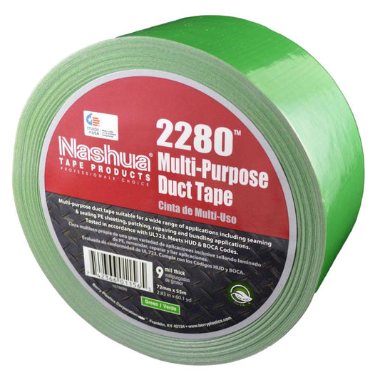 Nashua 2280 Green Multi-Purpose Polyethylene Duct Tape9mil