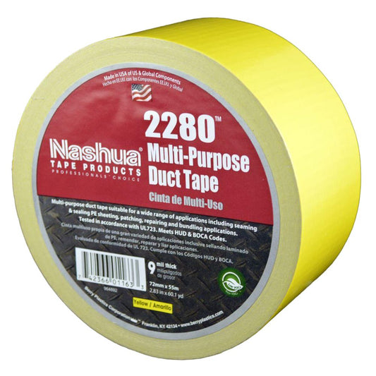 Nashua 2280 Yellow Multi-Purpose Polyethylene Duct Tape