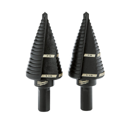 Milwaukee 48-89-9239 #9 Step Drill Bit (7/8in - 1-1/8in) - 2 Steps - 2pk