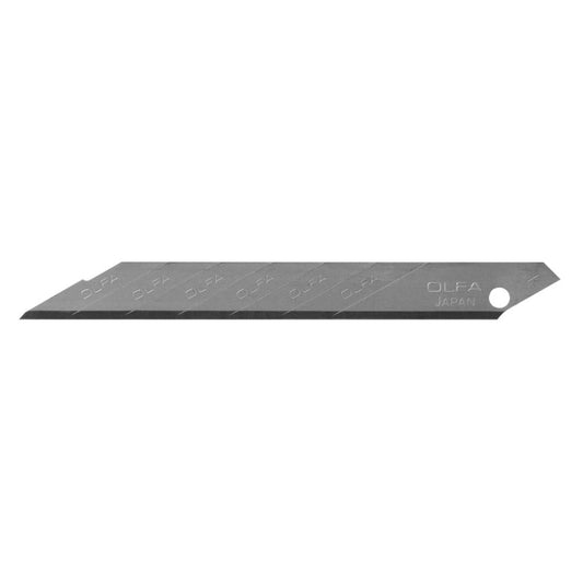 OLFA A1160B 9mm carbon steel 30 degree precision graphics snap off replacement blade