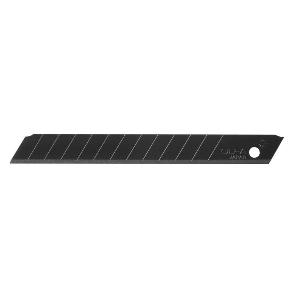 Olfa ABB-50B 9mm black ultra sharp standard duty snap off replacement blades pack