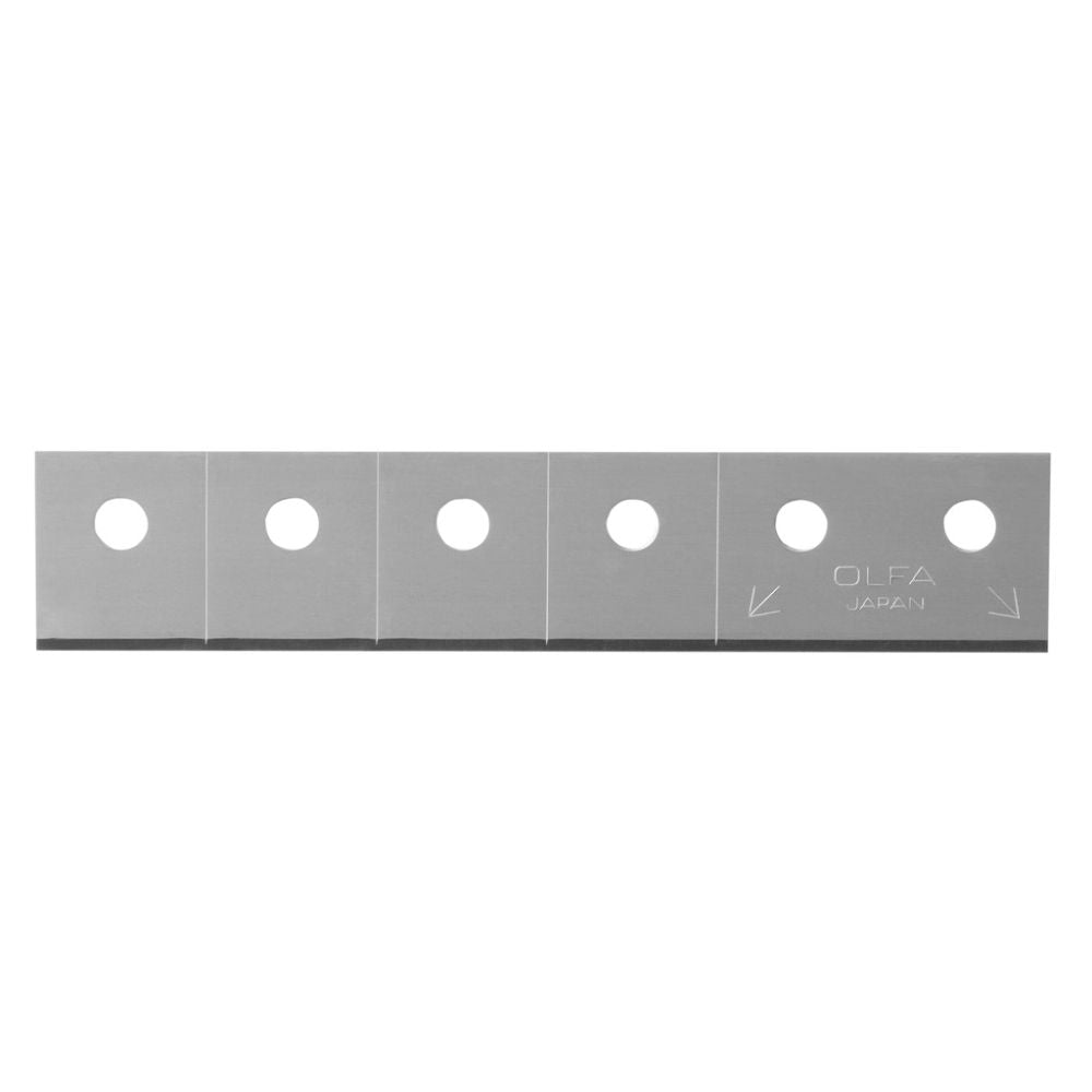OLFA CTB-5 silver snap off carton cutter replacement blade with holes