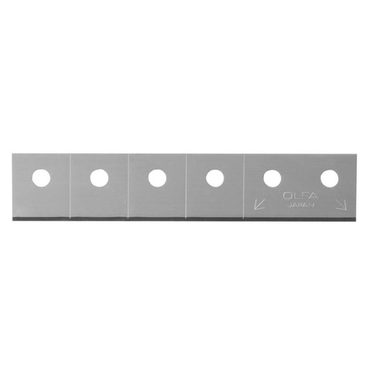 OLFA CTB-5 silver snap off carton cutter replacement blade with holes