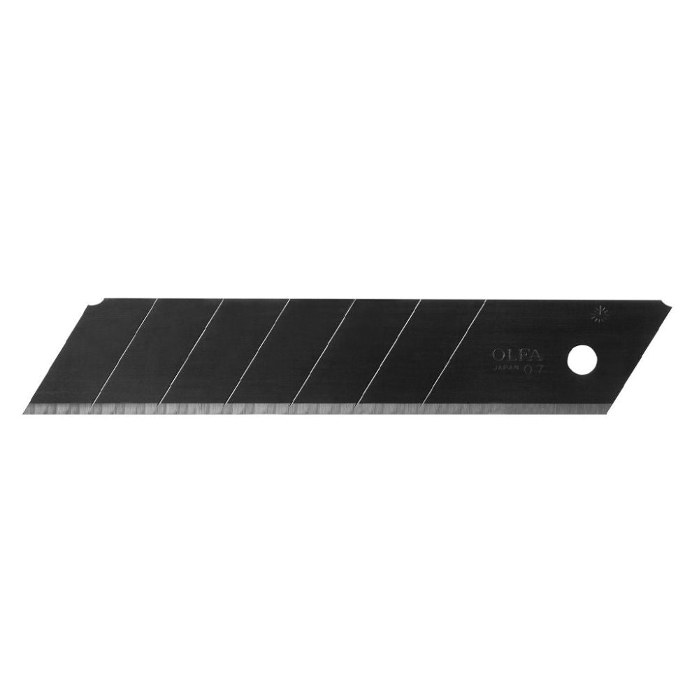 Olfa HBB-20B 25mm black ultra sharp extra heavy duty snap off replacement blades 20 pack