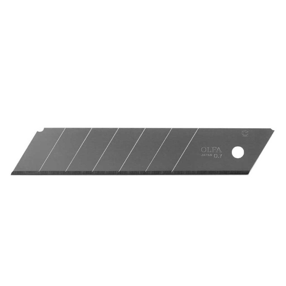 OLFA HBCP40 25mm extra heavy duty silver snap off utility replacement blade with 0.7mm thickness mark