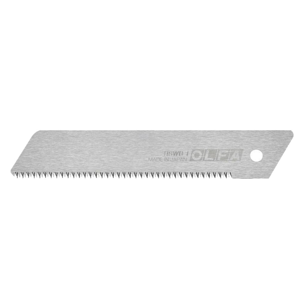 Olfa HSWB-1/1B silver extra heavy duty pull saw replacement blade single pack with serrated edge
File
