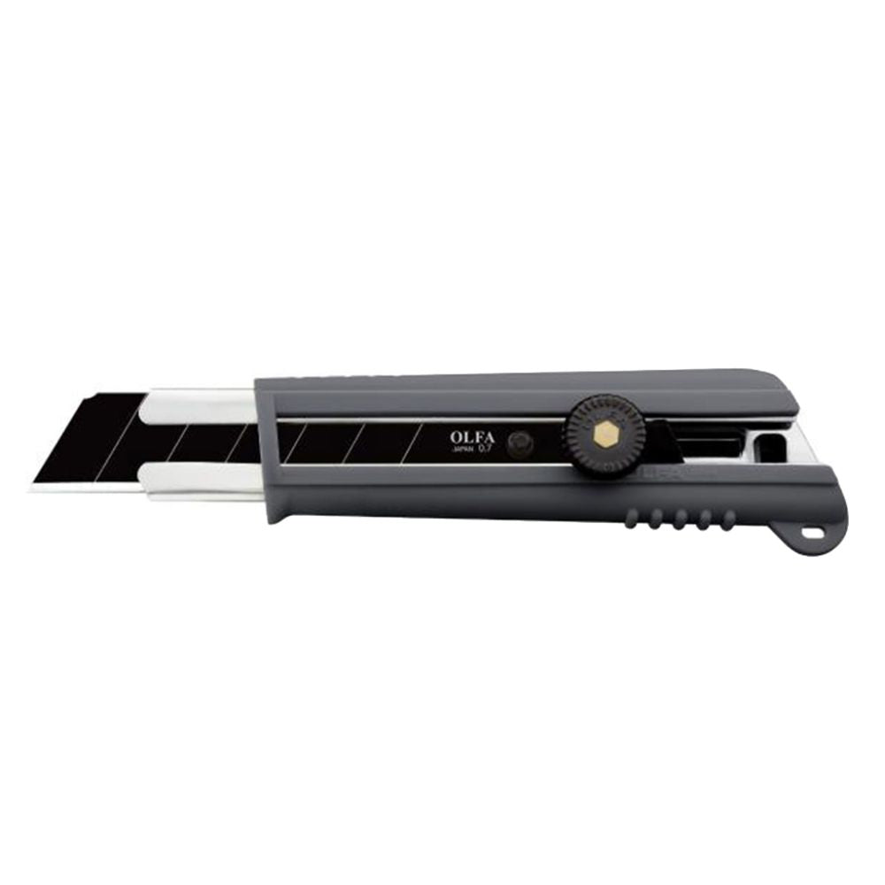 OLFA TK-4 aqua blue compact touch knife showing magnetic back panel