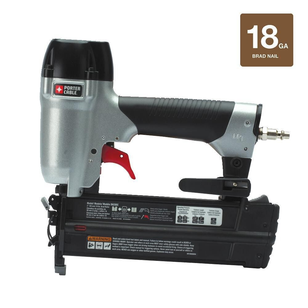 PORTER-CABLE BN200C Pneumatic 18-Guage 2 in Brad Nailer Kit