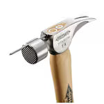 Stiletto TI14MC 14 oz. Titanium Milled Face Hammer with 18 in. Curved Hickory Handle