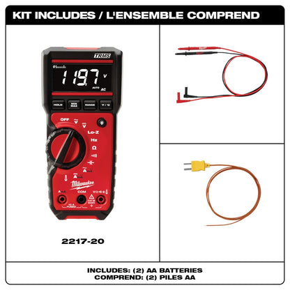 Milwaukee 2217-20 Tool Digital Multimeter