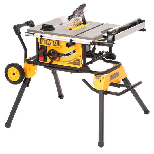 DEWALT DWE7491RS 15 amp Corded 10-inch Portable Table Saw with Rolling Stand