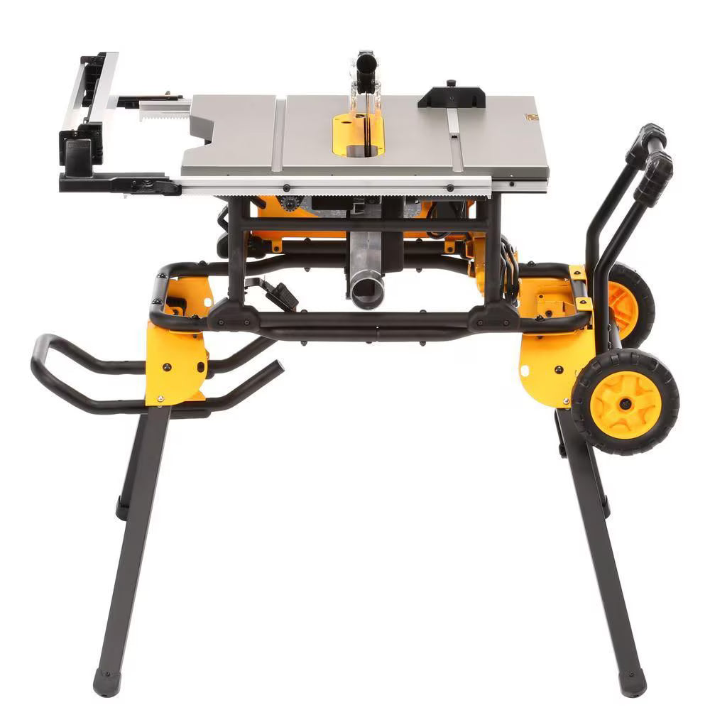 DEWALT DWE7491RS 15 amp Corded 10-inch Portable Table Saw with Rolling Stand