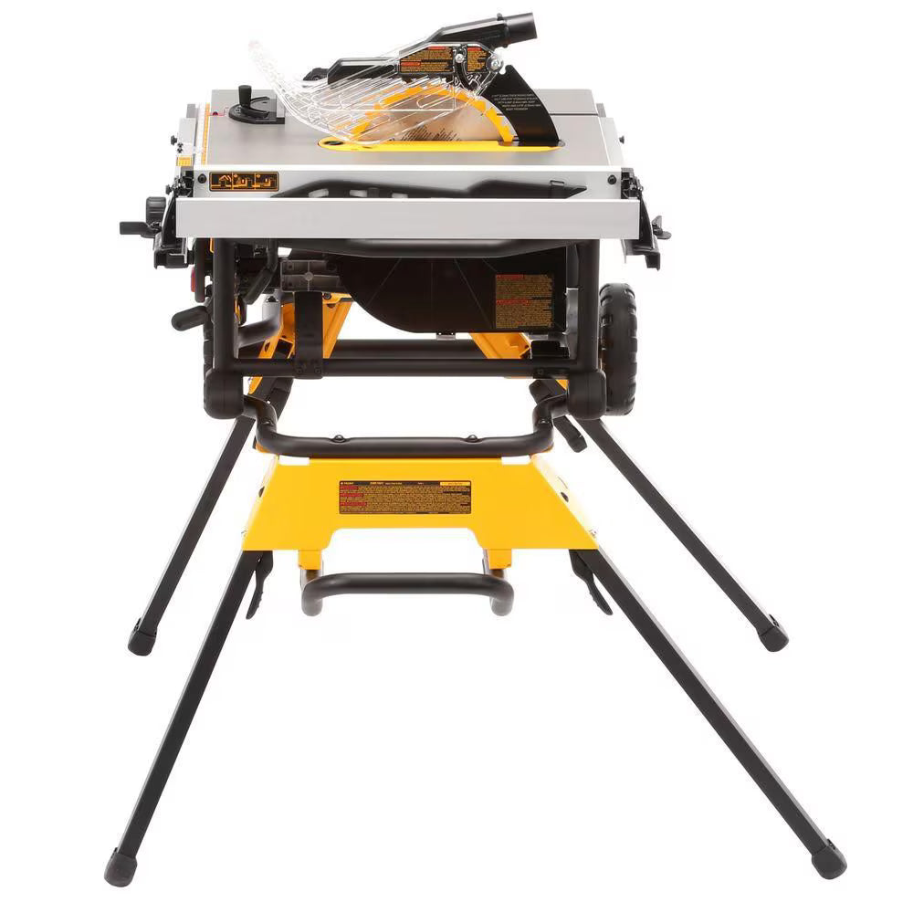 DEWALT DWE7491RS 15 amp Corded 10-inch Portable Table Saw with Rolling Stand