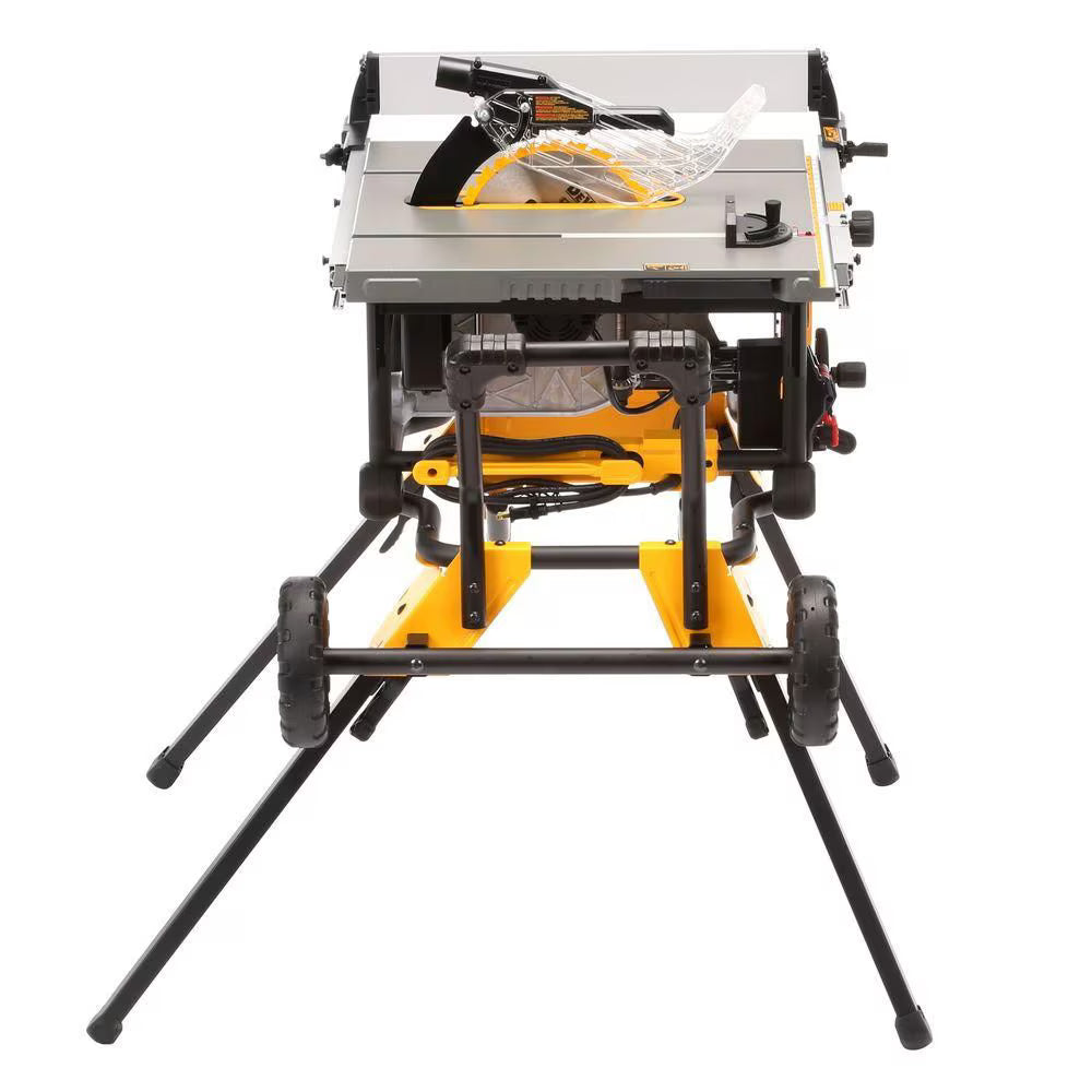 DEWALT DWE7491RS 15 amp Corded 10-inch Portable Table Saw with Rolling Stand