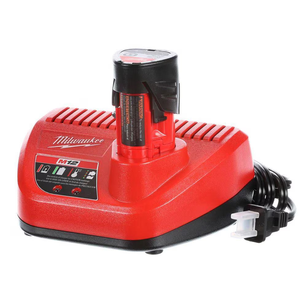 Milwaukee 2457-21 Tool M12 Cordless 3/8 Inch Ratchet Kit