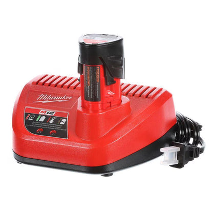 Milwaukee 2457-21 Tool M12 Cordless 3/8 Inch Ratchet Kit