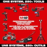 Milwaukee 2696-24 Tool M18 18V Lithium-Ion Cordless Combo Tool Kit (4-Tool) with (2) 3.0Ah Batteries, Charger, Tool Bag
