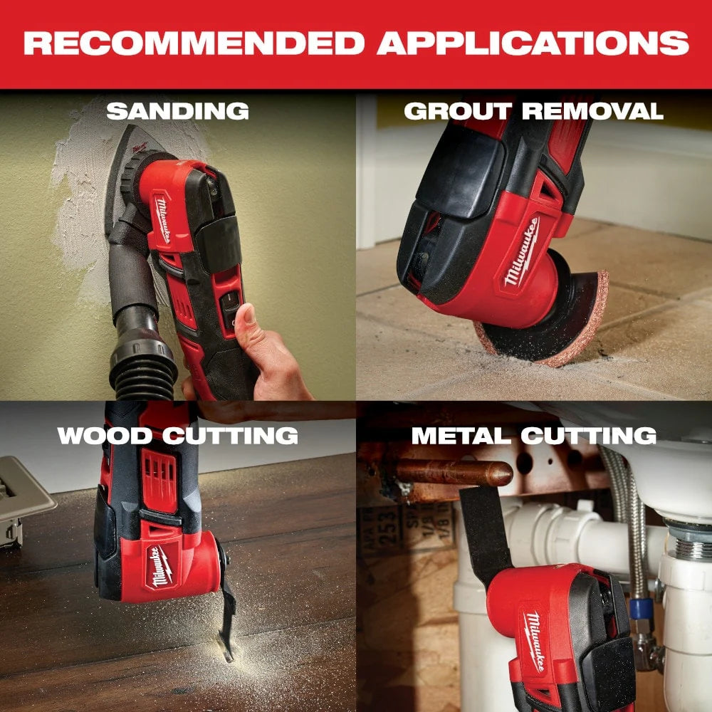 Milwaukee 2626-20 Tool M18 18-Volt Lithium-Ion Cordless Oscillating Multi-Tool (Tool-Only)
