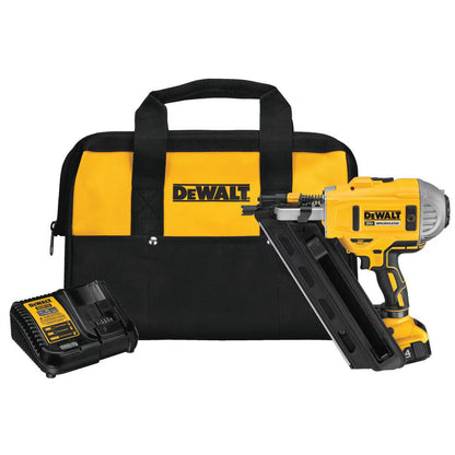 DEWALT DCN692M1 20V MAX XR Cordless 30° Paper Collated Framing Nailer, 2 Speed, Kit with 4.0Ah Battery & Charger