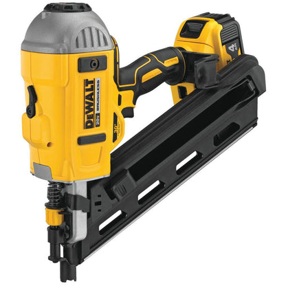 DEWALT DCN692M1 20V MAX XR Cordless 30° Paper Collated Framing Nailer, 2 Speed, Kit with 4.0Ah Battery & Charger