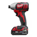 Milwaukee 2697-22CT Tool M18 18V Lithium-Ion Cordless Hammer Drill/Impact Driver Combo Kit (2-Tool) w/ (2) 1.5Ah Batteries