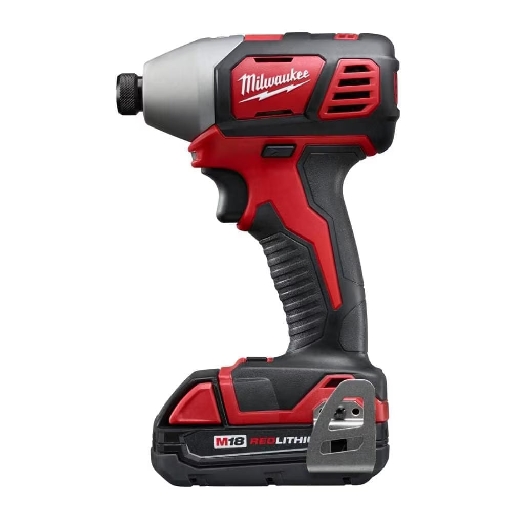 Milwaukee 2697-22CT Tool M18 18V Lithium-Ion Cordless Hammer Drill/Impact Driver Combo Kit (2-Tool) w/ (2) 1.5Ah Batteries