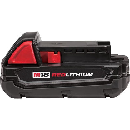 Milwaukee 2697-22CT Tool M18 18V Lithium-Ion Cordless Hammer Drill/Impact Driver Combo Kit (2-Tool) w/ (2) 1.5Ah Batteries