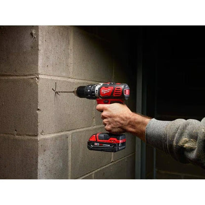 Milwaukee 2697-22CT Tool M18 18V Lithium-Ion Cordless Hammer Drill/Impact Driver Combo Kit (2-Tool) w/ (2) 1.5Ah Batteries