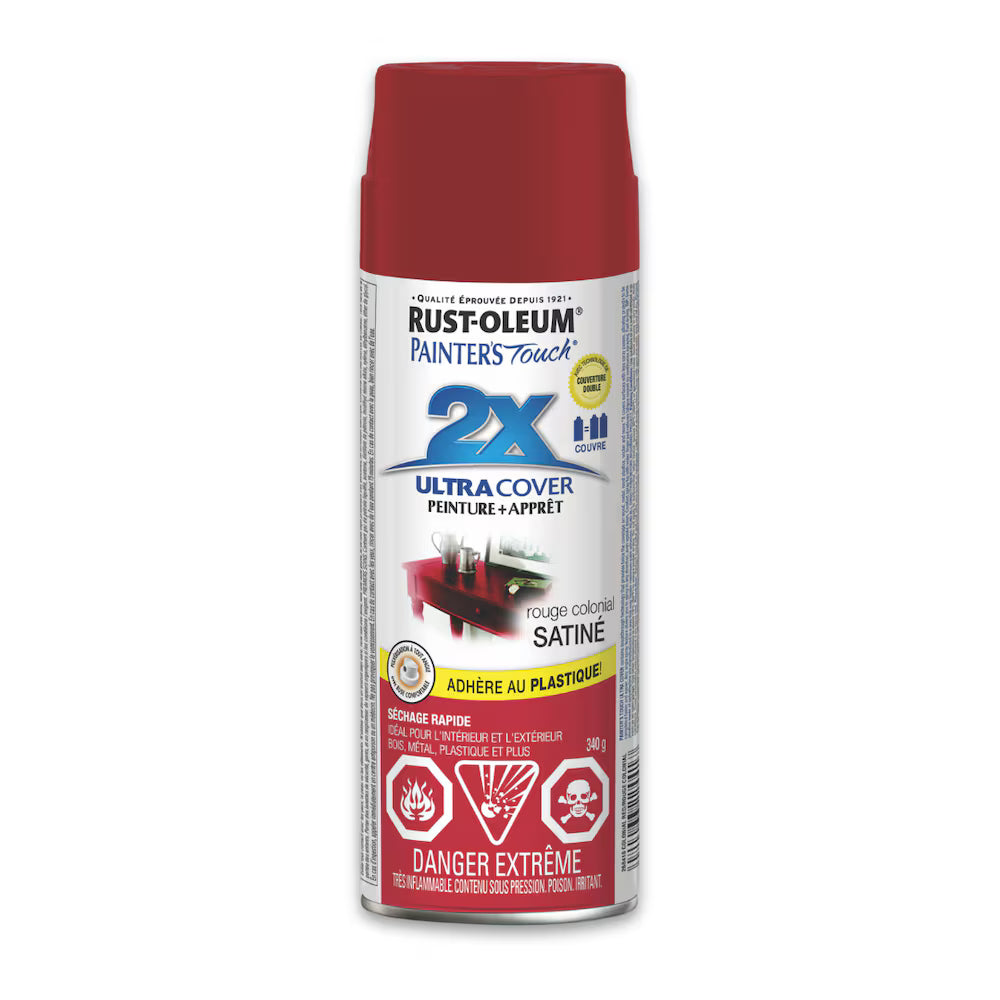 Rust-Oleum Painter's Touch 2X Ultra Cover Satin Seaside Spray Paint | 340 g