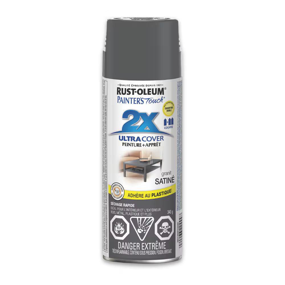 Rust-Oleum Painter's Touch 2X Ultra Cover Satin Seaside Spray Paint | 340 g