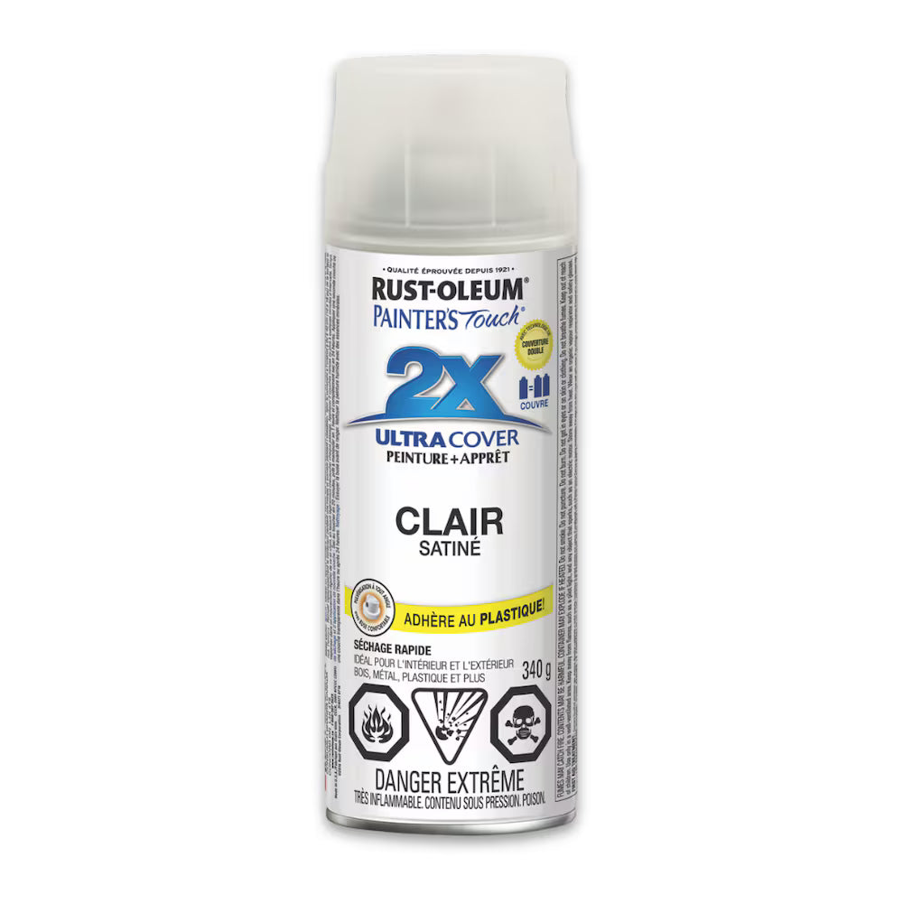 Rust-Oleum Painter's Touch 2X Ultra Cover Satin Seaside Spray Paint | 340 g