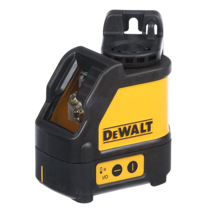 DEWALT DW088K 50/165 ft. Red Self-Leveling Cross Line Laser Level with (3) AA Batteries & Case