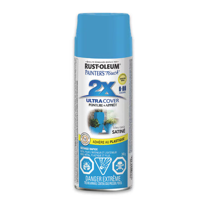 Rust-Oleum Painter's Touch 2X Ultra Cover Satin Seaside Spray Paint | 340 g