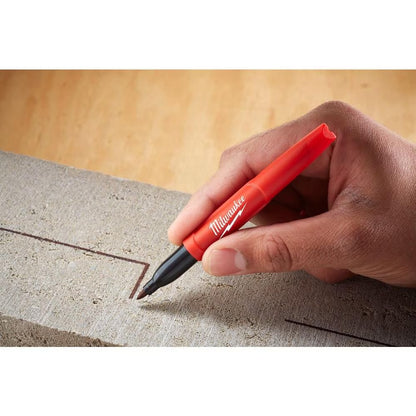 Milwaukee 48-22-3100 Tool INKZALL Black Fine Point Jobsite Permanent Marker