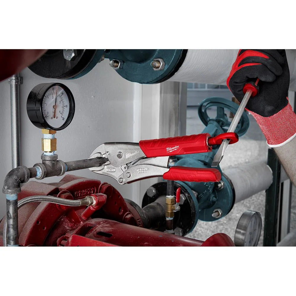 Milwaukee 48-22-3410 Tool 10 Inch Torque Lock Curved Jaw Locking Pliers With Durable Grip