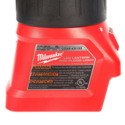Milwaukee 2363-20 Tool M18 18-Volt Lithium-Ion Cordless 700-Lumen LED Lantern/Flood Light (Tool Only)