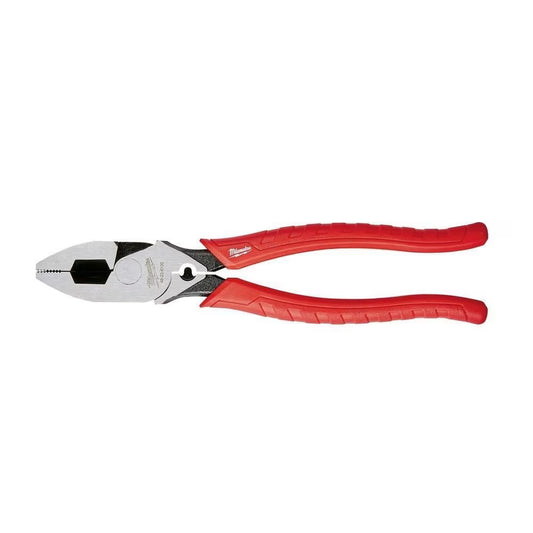 Milwaukee 48-22-6100 Tool 9-inch High Leverage Linesman Pliers with Wire Cutter and Integrated Crimper