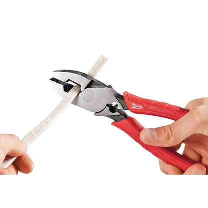 Milwaukee 48-22-6100 Tool 9-inch High Leverage Linesman Pliers with Wire Cutter and Integrated Crimper