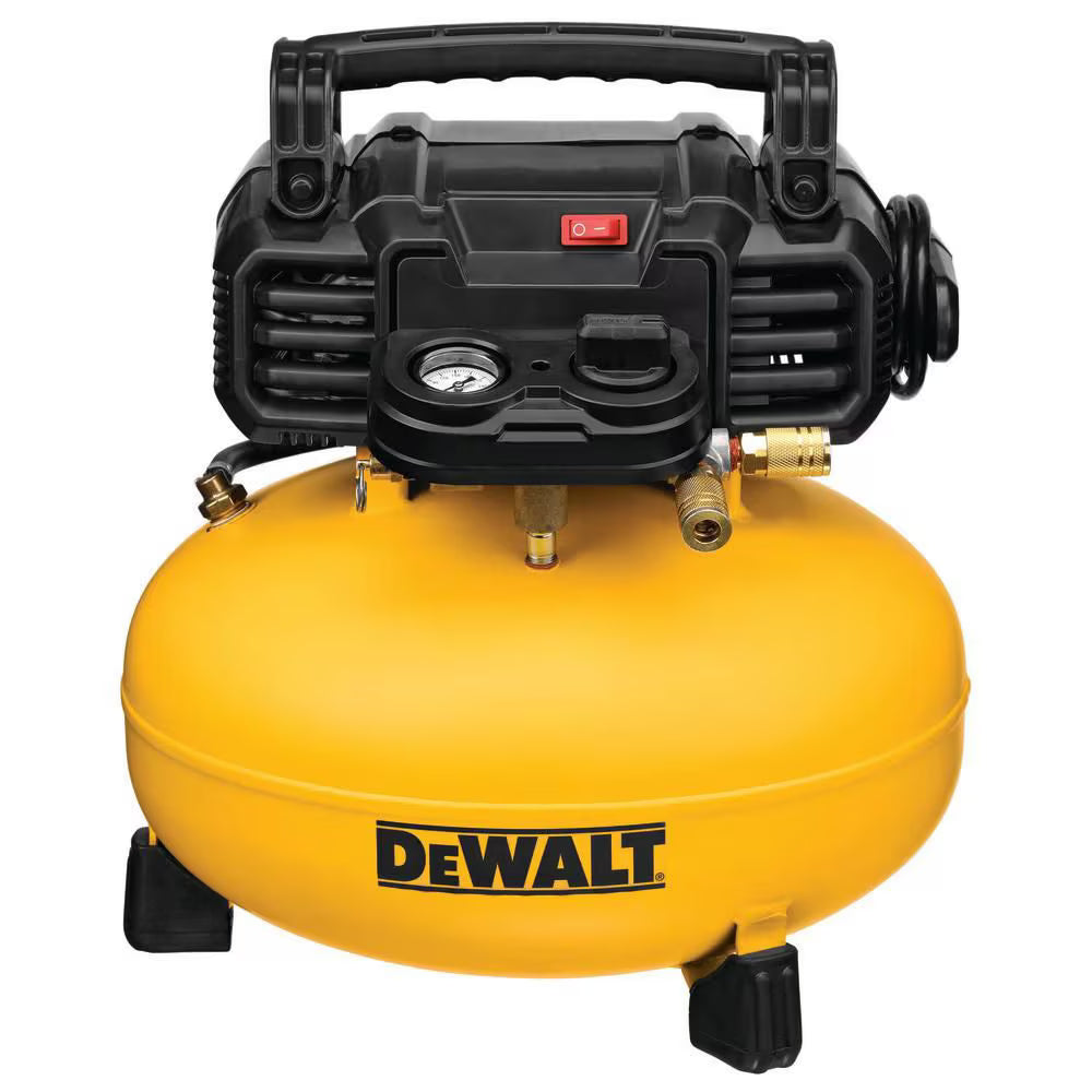 DEWALT DXCM55126 Electric Portable 165 PSI 6 Gal Pancake Air Compressor, Oil Free