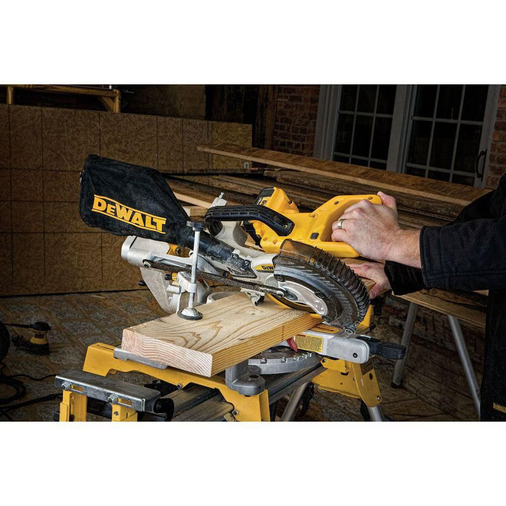 DEWALT DCS361B 20V MAX Lithium-Ion Cordless 7-1/4-inch Sliding Miter Saw (Tool-Only)