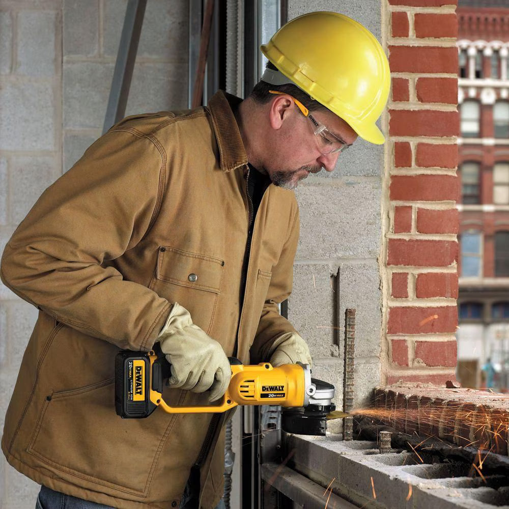 DEWALT DCG412P2 20V MAX Lithium-Ion Cordless Cut-Off Tool Kit with (2) 5Ah Batteries, Charger and Bag