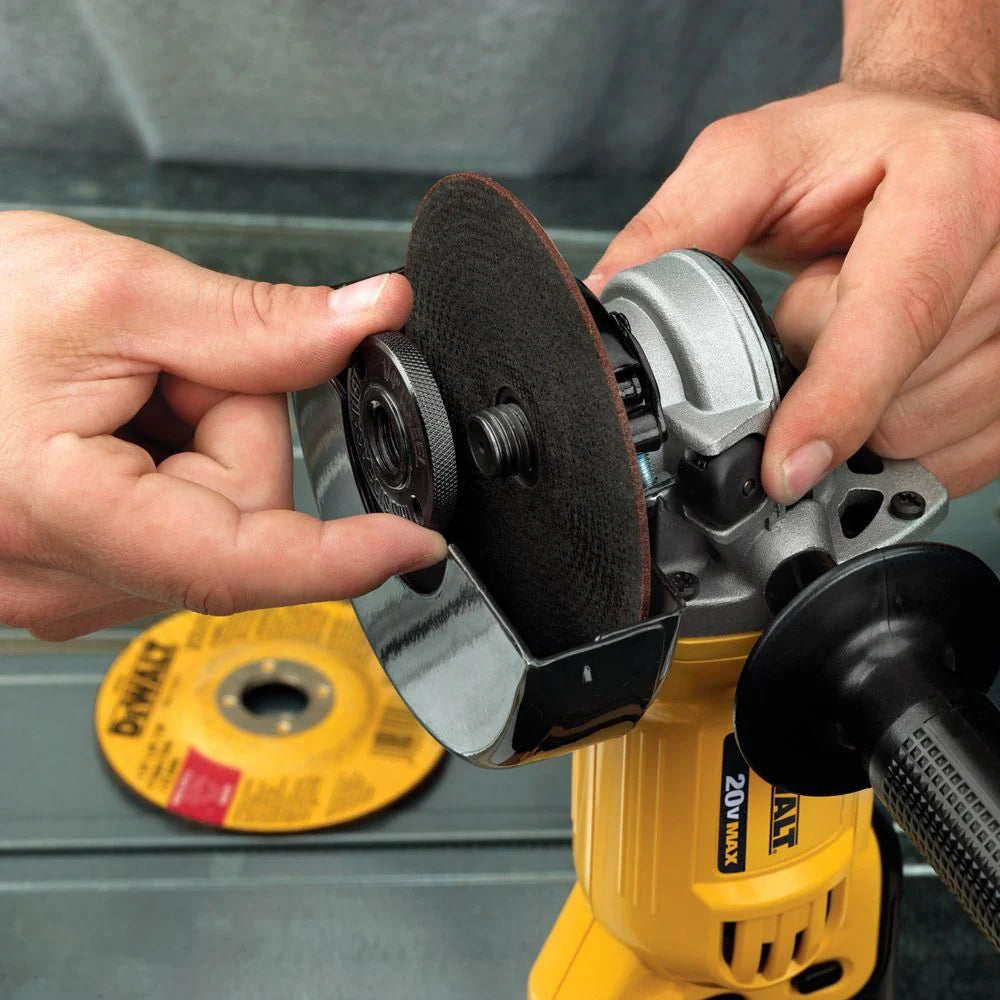 DEWALT DCG412P2 20V MAX Lithium-Ion Cordless Cut-Off Tool Kit with (2) 5Ah Batteries, Charger and Bag